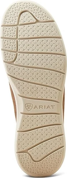 Ariat Hilo Men's Slip on Shoes Brown Bomber Suede : 7.5 D - Medium, Canvas - Image 3
