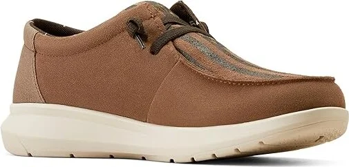 Ariat Hilo Men's Slip on Shoes Brown Bomber Suede : 7.5 D - Medium, Canvas - Image 6