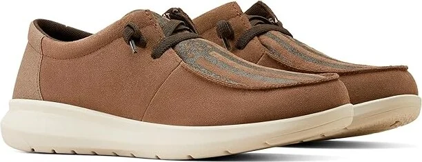 Ariat Hilo Men's Slip on Shoes Brown Bomber Suede : 7.5 D - Medium, Canvas