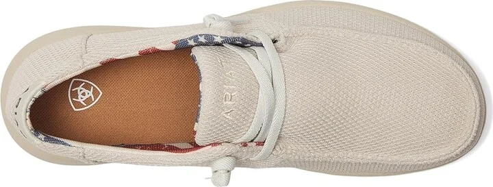 Ariat Hilo Men's Slip on Shoes Cream Mesh : 8 D - Medium, Canvas - Image 2