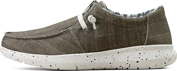 Ariat Hilo Men's Slip on Shoes Grey Noir : 7 D - Medium, Canvas - Image 6