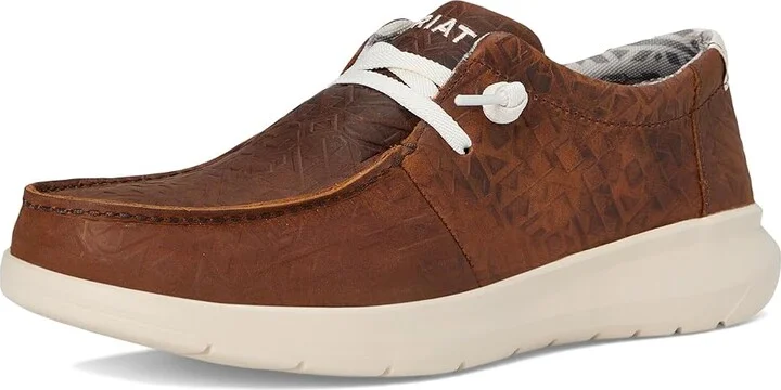Ariat Hilo Men's Slip on Shoes Mahogany Blanket Emboss : 9 EE - Wide, Canvas - Image 5