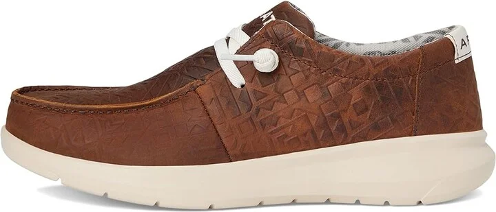 Ariat Hilo Men's Slip on Shoes Mahogany Blanket Emboss : 9 EE - Wide, Canvas - Image 6