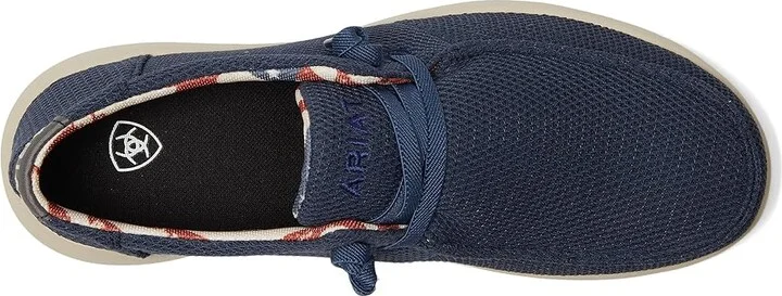 Ariat Hilo Men's Slip on Shoes Navy Mesh : 10 D - Medium, Canvas - Image 2