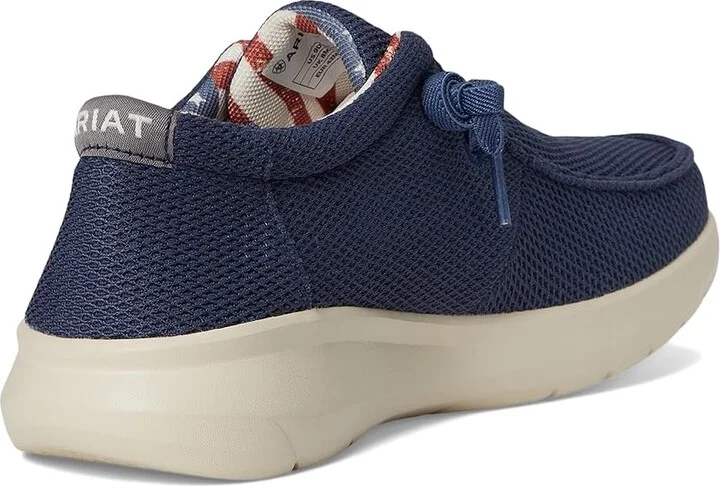 Ariat Hilo Men's Slip on Shoes Navy Mesh : 10 D - Medium, Canvas - Image 4