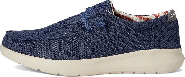 Ariat Hilo Men's Slip on Shoes Navy Mesh : 10 D - Medium, Canvas - Image 6