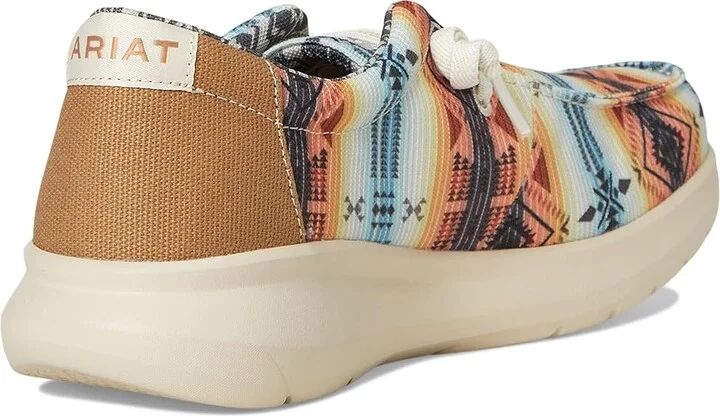 Ariat Hilo Men's Slip on Shoes Sunset Southwestern : 9 EE - Wide, Canvas - Image 4