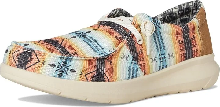 Ariat Hilo Men's Slip on Shoes Sunset Southwestern : 9 EE - Wide, Canvas - Image 5
