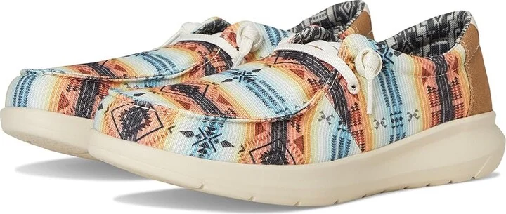 Ariat Hilo Men's Slip on Shoes Sunset Southwestern : 9 EE - Wide, Canvas