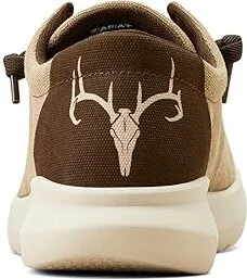 Ariat Hilo Men's Slip on Shoes Tan : 7.5 D - Medium, Canvas - Image 4