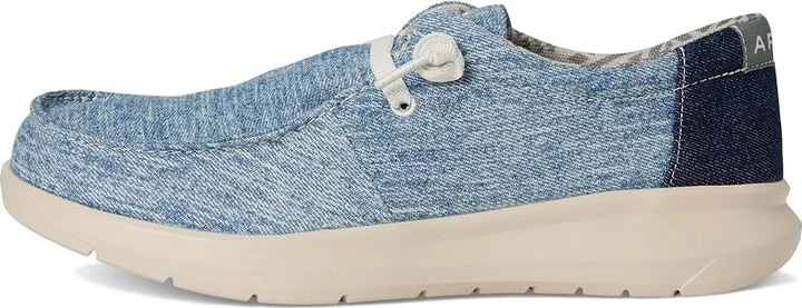 Ariat Hilo Men's Slip on Shoes Washed Denim : 8 D - Medium, Canvas - Image 6