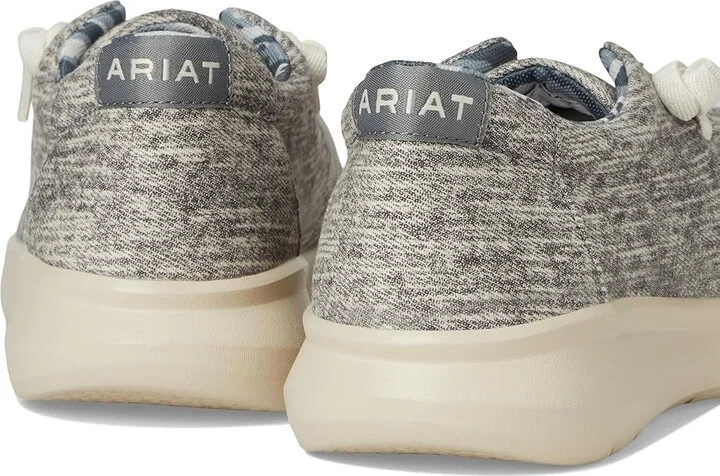 Ariat Hilo Men's Slip on Shoes Washed Grey Denim : 8.5 EE - Wide, Canvas - Image 7