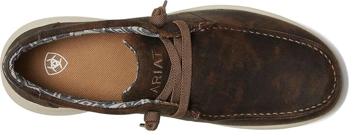 Ariat Hilo Men's Slip on Shoes Western Brown : 9.5 D - Medium, Canvas - Image 2