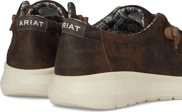 Ariat Hilo Men's Slip on Shoes Western Brown : 9.5 D - Medium, Canvas - Image 7