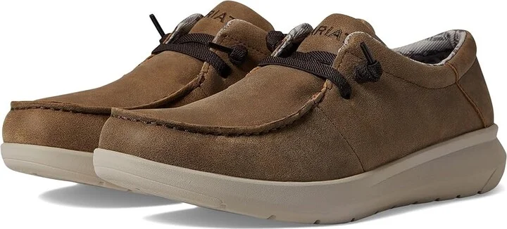 Ariat Hilo Stretch Lace Men's Shoes Brown Bomber : 8 D - Medium