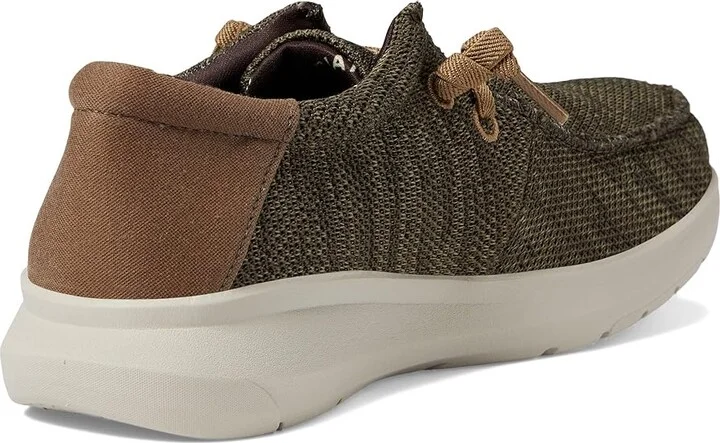 Ariat Hilo Stretch Lace Men's Shoes Dark Olive : 7 D - Medium, Textile - Image 4
