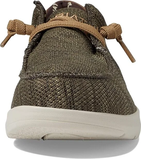 Ariat Hilo Stretch Lace Men's Shoes Dark Olive : 7 D - Medium, Textile - Image 5