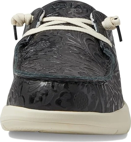 Ariat Hilo Women's Shoes Black Floral Emboss : 5.5 B - Medium, Leather - Image 5