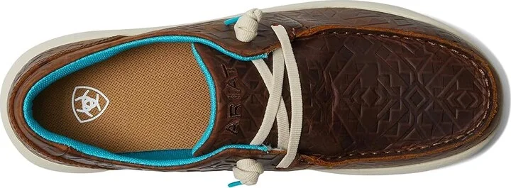 Ariat Hilo Women's Shoes Brown Blanket Emboss : 5.5 B - Medium, Leather - Image 2