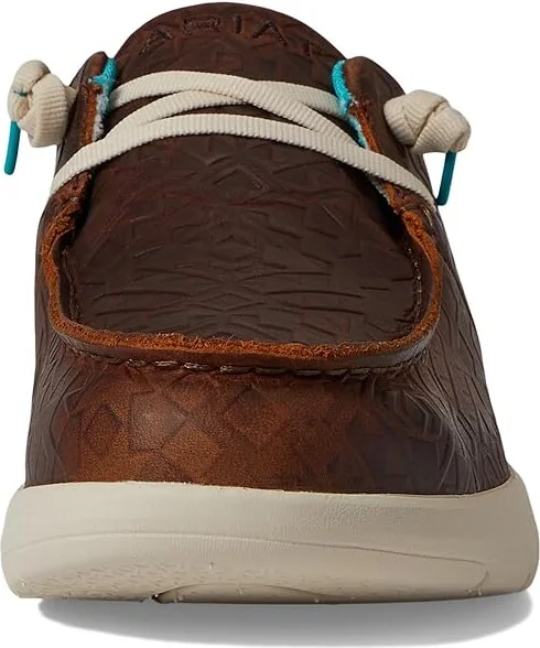 Ariat Hilo Women's Shoes Brown Blanket Emboss : 5.5 B - Medium, Leather - Image 5
