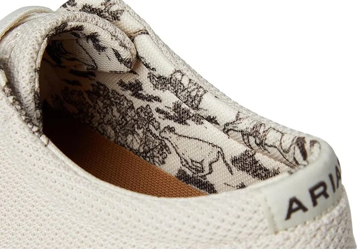 Ariat Hilo Women's Shoes Cream Mesh : 11 B - Medium, Leather - Image 7