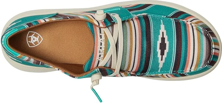 Ariat Hilo Women's Shoes Turquoise Serape : 5.5 B - Medium, Leather - Image 2