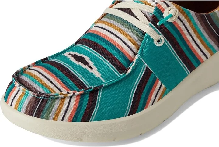 Ariat Hilo Women's Shoes Turquoise Serape : 5.5 B - Medium, Leather - Image 7