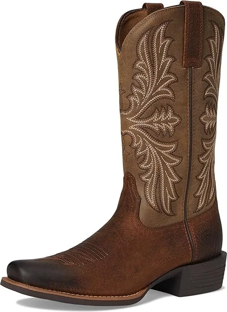 Ariat Hustler Cowboy Boots Earth : 9 W, Leather - Image 5