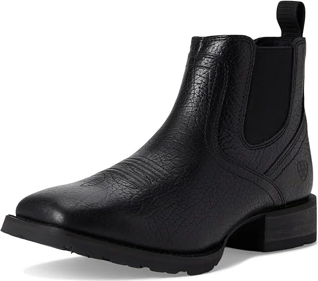 Ariat Hybrid Low Boy Western Boot Men's Boots Black Adobe : 12 M, Leather - Image 5