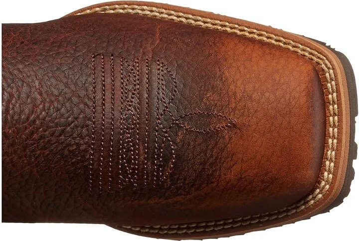 Ariat Hybrid Rancher Cowboy Boots Brown Oiled Rowdy : 9 D - Medium, Leather - Image 3