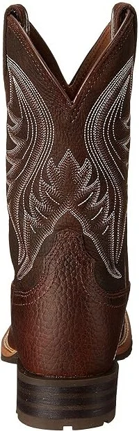 Ariat Hybrid Rancher Cowboy Boots Brown Oiled Rowdy : 9 D - Medium, Leather - Image 5