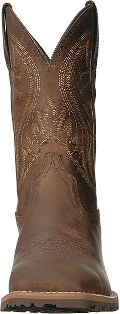 Ariat Hybrid Rancher Cowboy Boots Distressed Brown : 8 D - Medium - Image 6