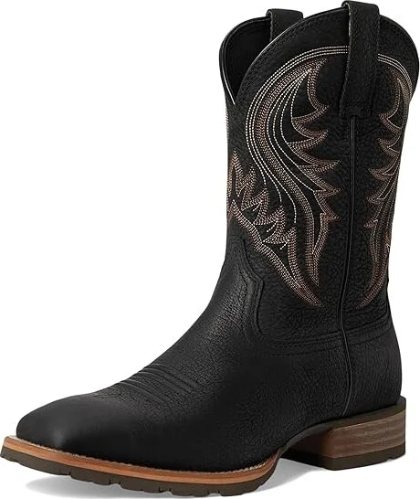 Ariat Hybrid Rancher Cowboy Boots Jasper Black : 12 M, Leather - Image 5