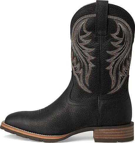 Ariat Hybrid Rancher Cowboy Boots Jasper Black : 12 M, Leather - Image 6