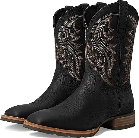 Ariat Hybrid Rancher Cowboy Boots Jasper Black : 12 M, Leather