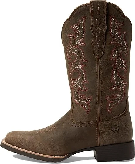 Ariat Hybrid Rancher Stretch Fit Western Boot Women's Boots Pebble : 5.5 B - Medium, Leather - Image 6