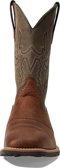 Ariat Hybrid Ranchway Western Boot Men's Shoes Earth : 7 D - Medium, Leather - Image 2