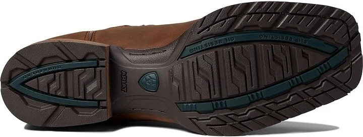 Ariat Hybrid VentTEK Cowboy Boots Distressed Brown/American Flag : 7 D - Medium, Textile/Leather - Image 3