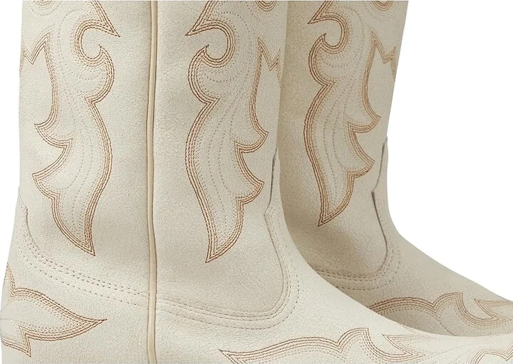 Ariat Jennings StretchFit Western Boot Women's Shoes Distressed Ivory : 6 B - Medium, Leather - Image 7