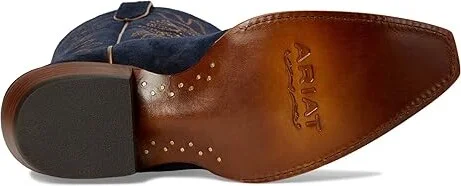 Ariat Jukebox Western Women's Boots Cowboy Women's Boots Polo Blue Suede : 7.5 B - Medium, Leather - Image 3