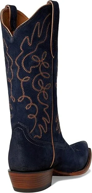Ariat Jukebox Western Women's Boots Cowboy Women's Boots Polo Blue Suede : 7.5 B - Medium, Leather - Image 4