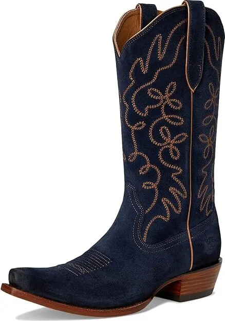 Ariat Jukebox Western Women's Boots Cowboy Women's Boots Polo Blue Suede : 7.5 B - Medium, Leather - Image 5