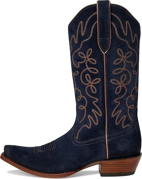 Ariat Jukebox Western Women's Boots Cowboy Women's Boots Polo Blue Suede : 7.5 B - Medium, Leather - Image 6