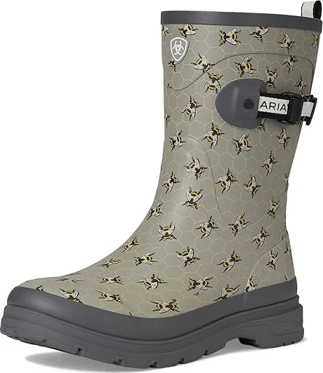 Ariat Kelmarsh Mid Rubber Boots Women's Boots Bee Print : 6 B - Medium, Synthetic - Image 5