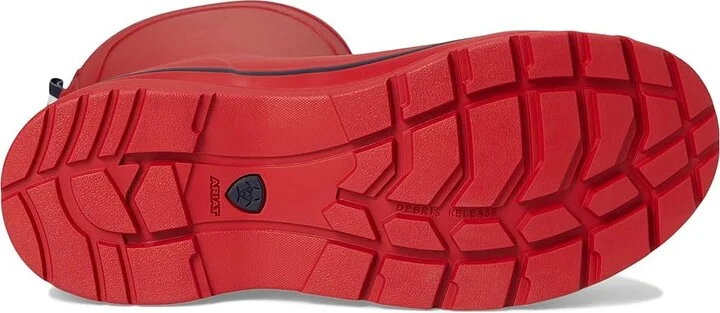 Ariat Kelmarsh Mid Rubber Boots Women's Boots Team Red : 7.5 B - Medium, Synthetic - Image 3