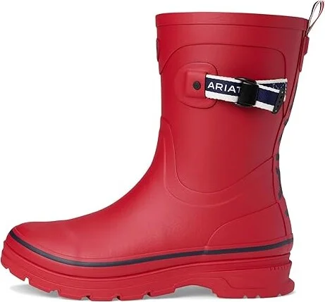 Ariat Kelmarsh Mid Rubber Boots Women's Boots Team Red : 7.5 B - Medium, Synthetic - Image 6