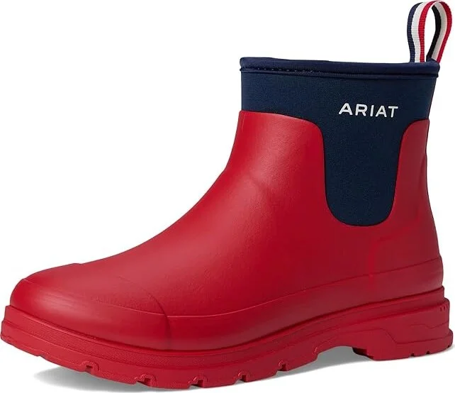 Ariat Kelmarsh Shortie Rubber Boots Women's Boots Team Red : 6.5 B - Medium - Image 5