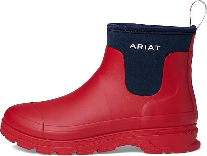 Ariat Kelmarsh Shortie Rubber Boots Women's Boots Team Red : 6.5 B - Medium - Image 6