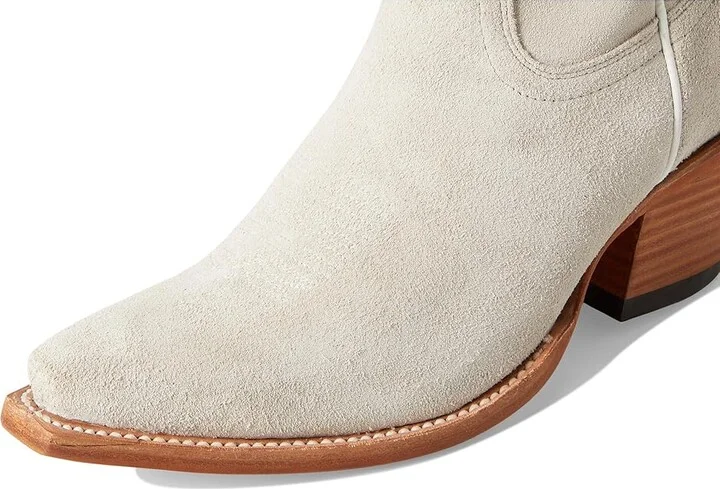 Ariat Laramie StretchFit Western Boot Women's Boots Oyster Suede : 9.5 B - Medium, Leather - Image 7