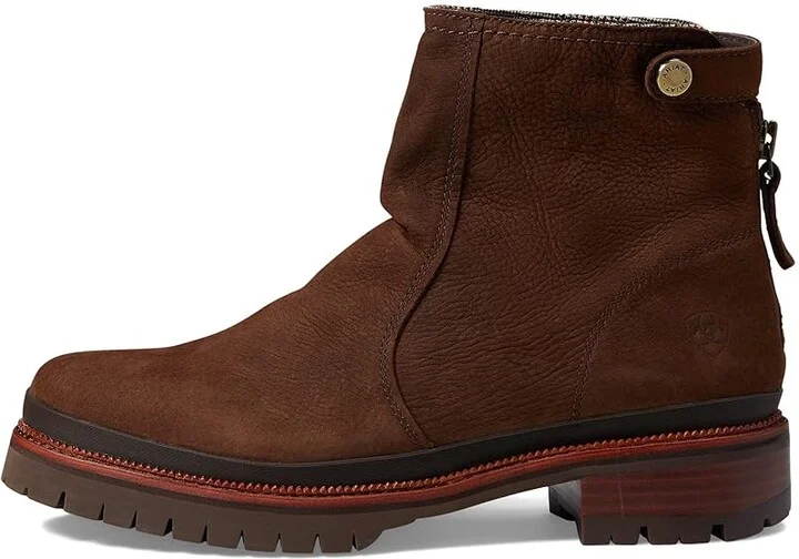 Ariat Leighton Waterproof Boot Women's Shoes Barley Brown : 6 B - Medium, Leather - Image 5